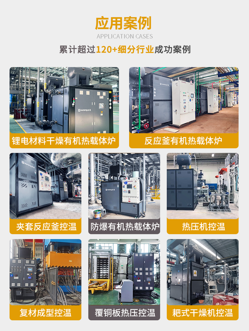 分區供熱有機熱載體鍋爐案例